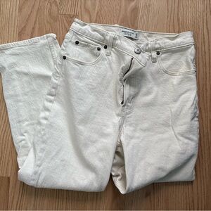 A&F 90s Straight - Off-white - Size 8/29